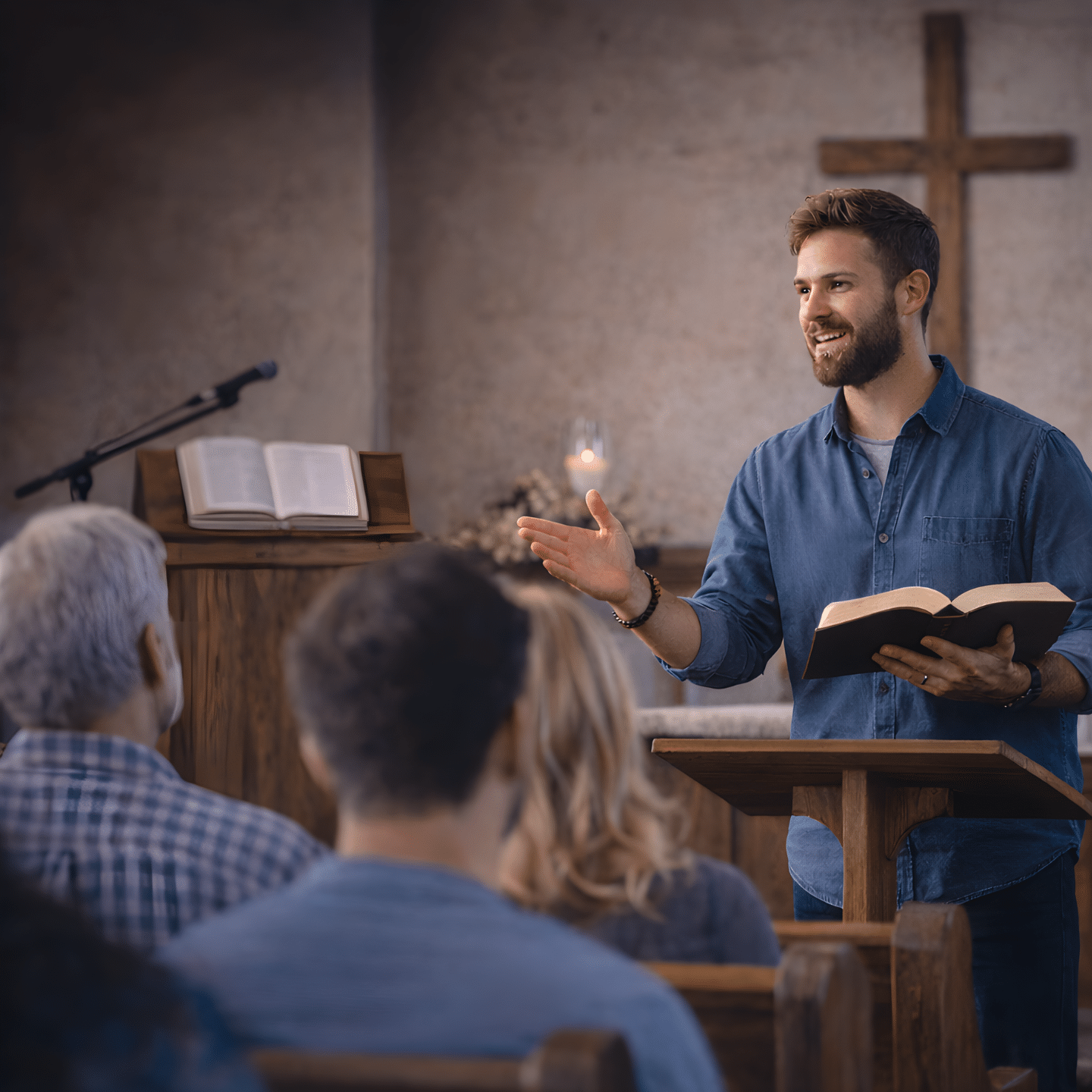 Student preparing for leadership and ministry